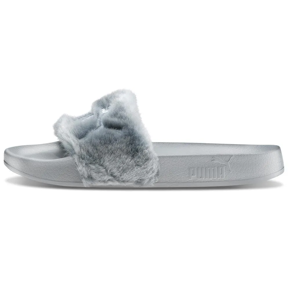 Puma Leadcat Fenty Fur Slide Quarry by Rihanna