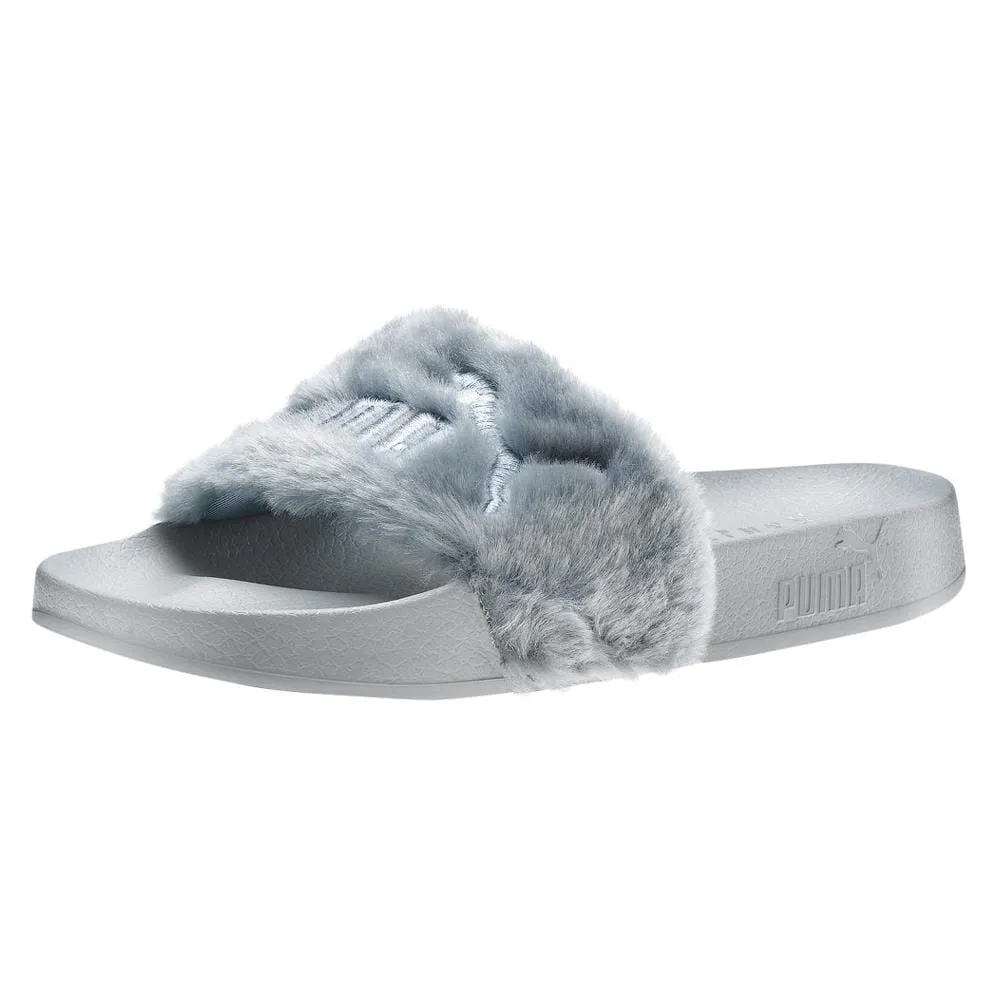 Puma Leadcat Fenty Fur Slide Quarry by Rihanna