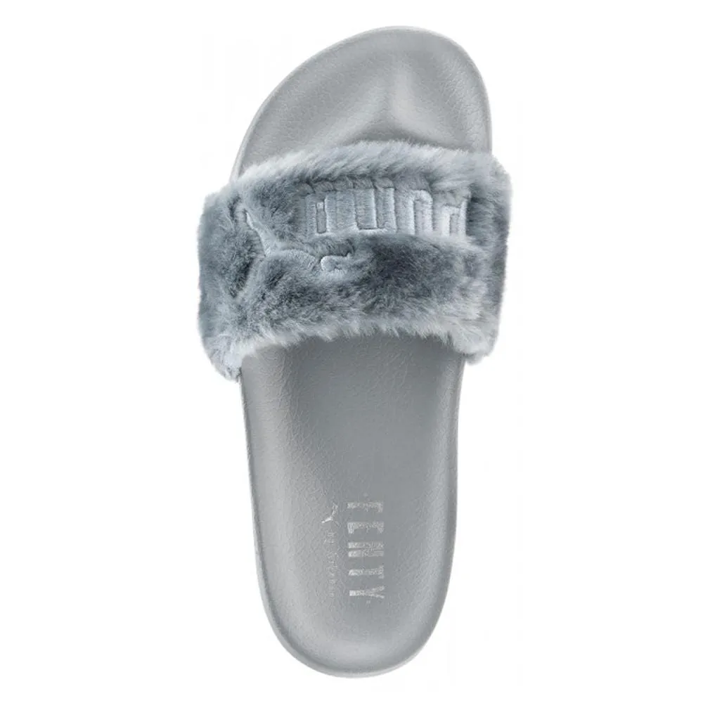 Puma Leadcat Fenty Fur Slide Quarry by Rihanna