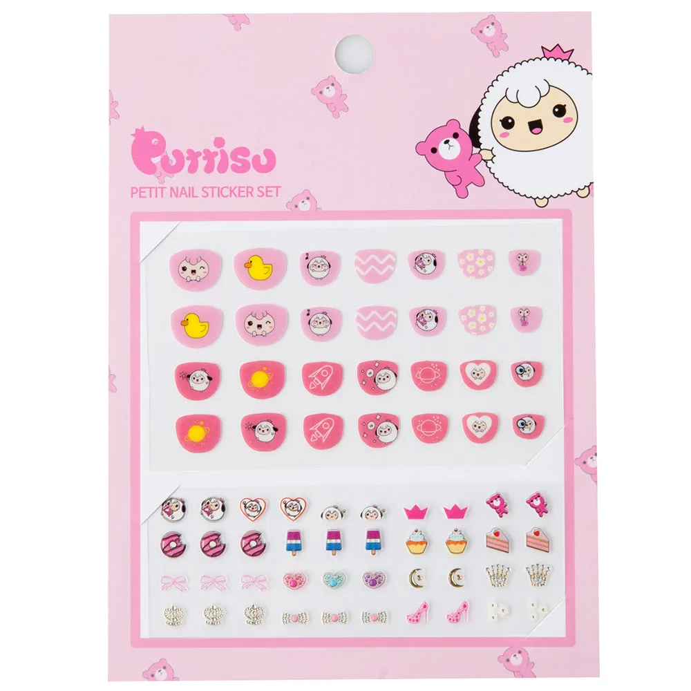 Puttisu Petit Nail Sticker Set 01 Strawberry Cake Yammy