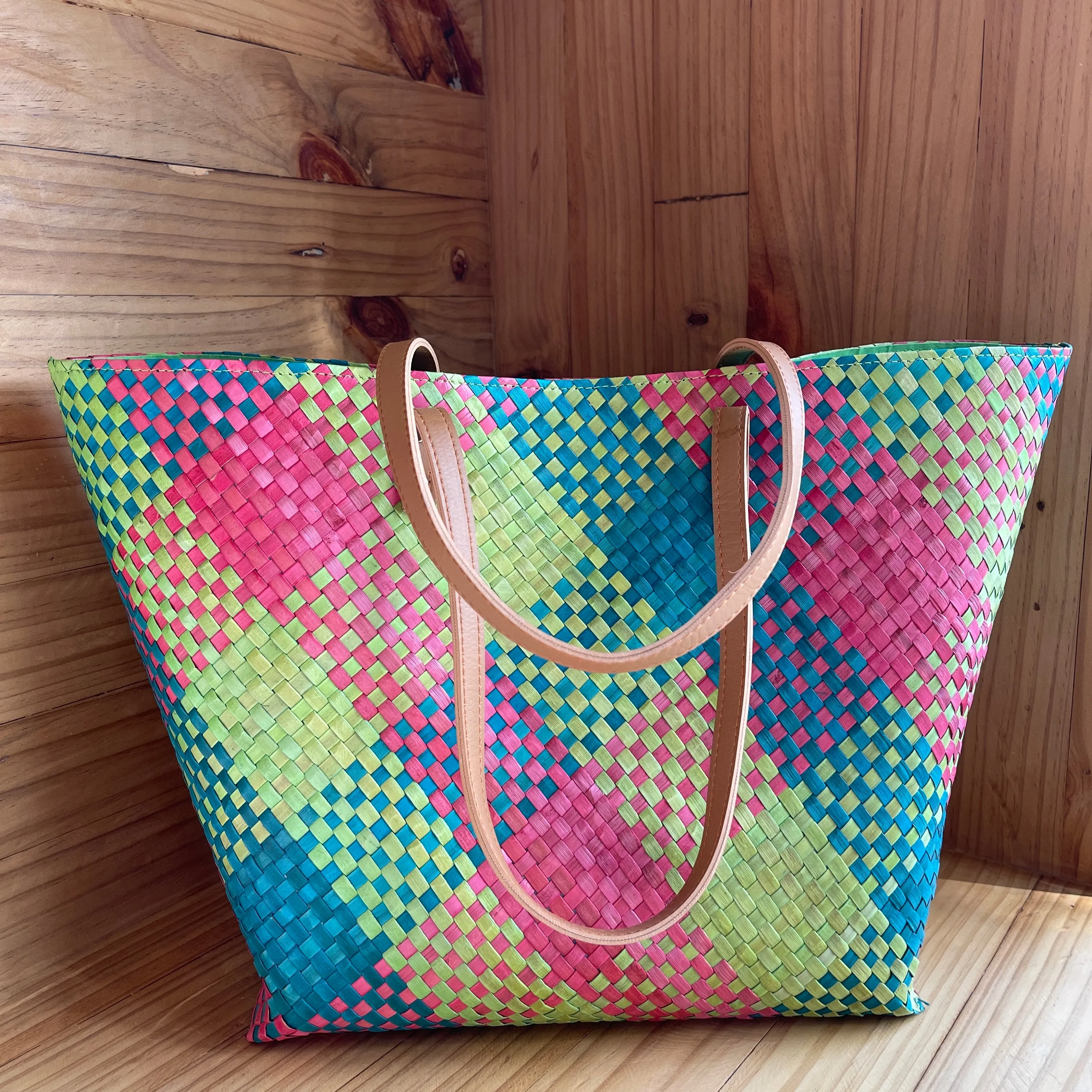 Rainbow Pandan Tote