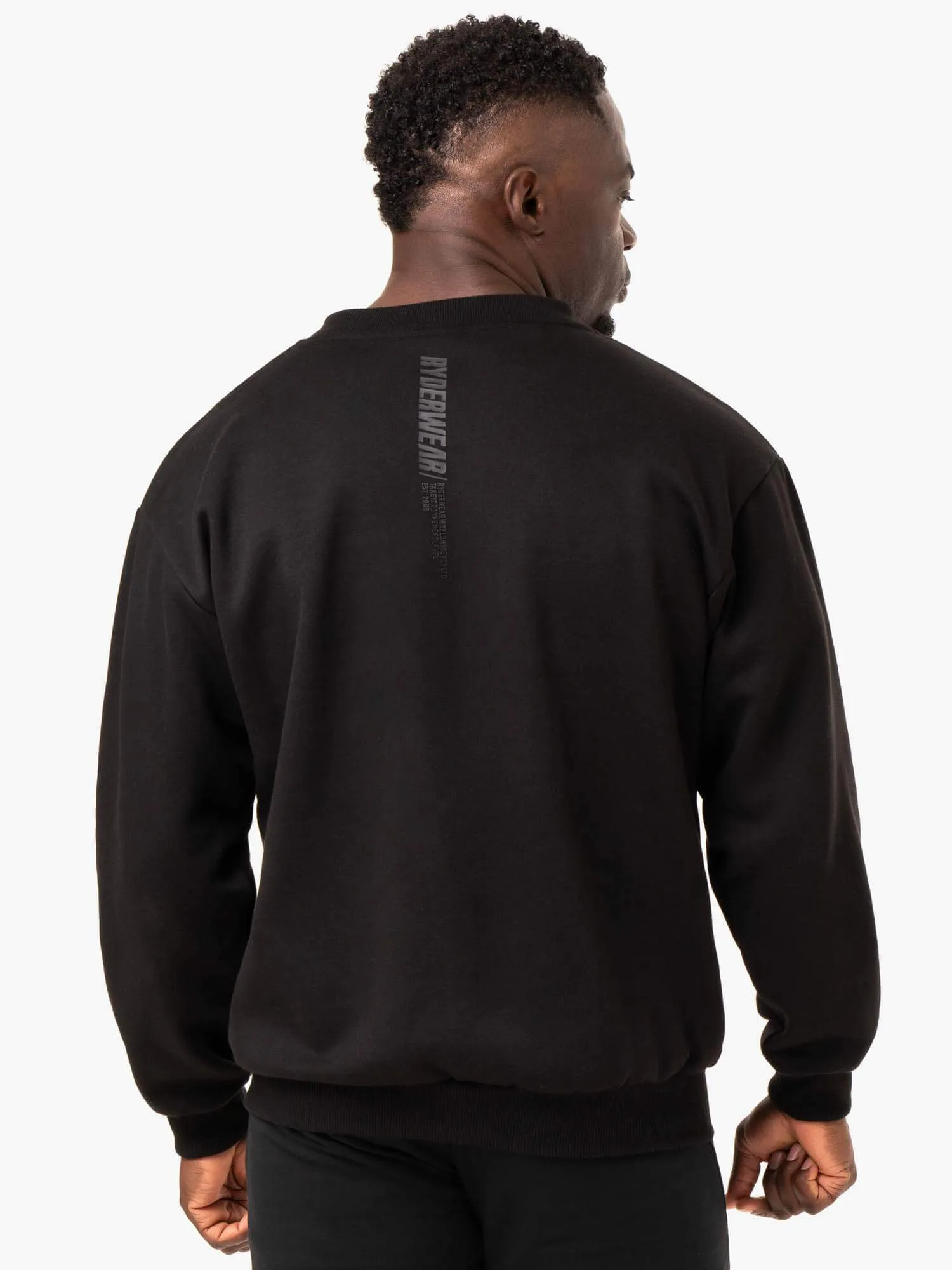 Reset Fleece Crew Neck - Black