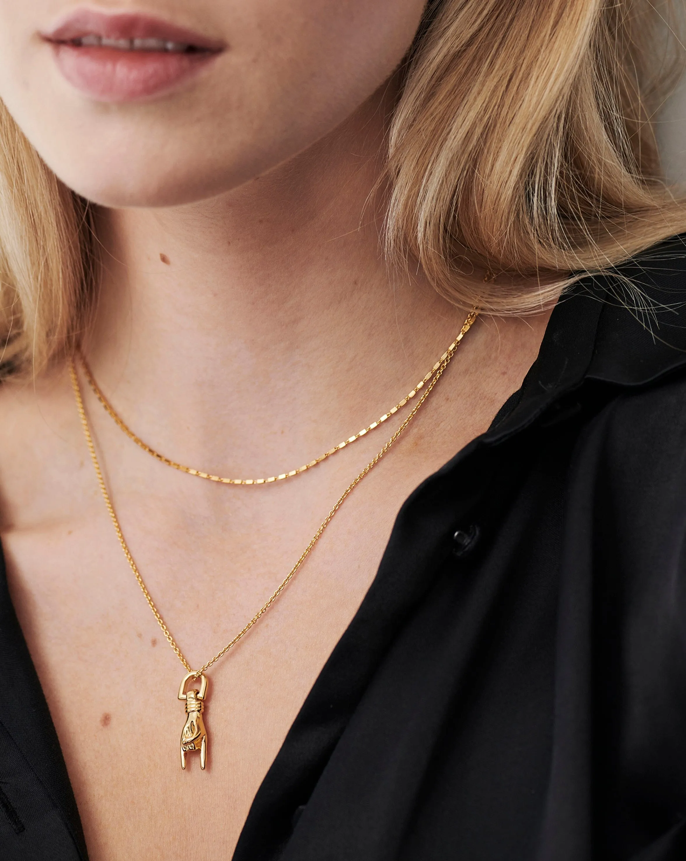 Rock On Charm Necklace | 18ct Gold Plated