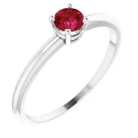 Ruby Gift Set: 2 Rings & 1 Pair of Earrings