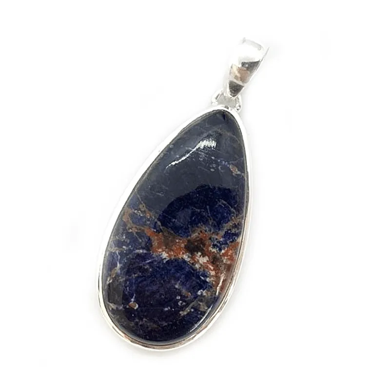 Sodalite Large Teardrop Statement Pendant