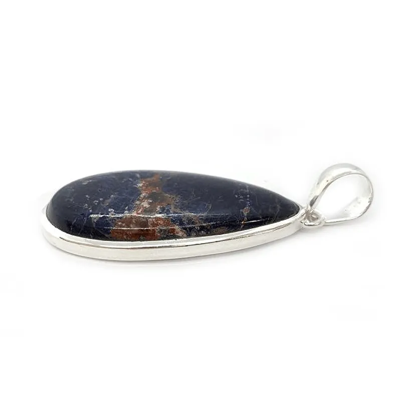 Sodalite Large Teardrop Statement Pendant