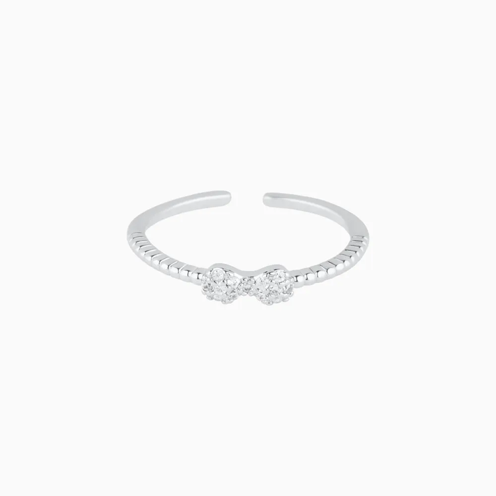 Sparkling Bow Ring