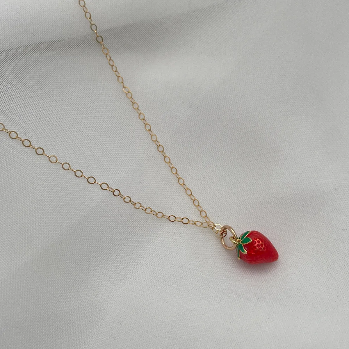 Sweet Treat Fruit Charm Necklace