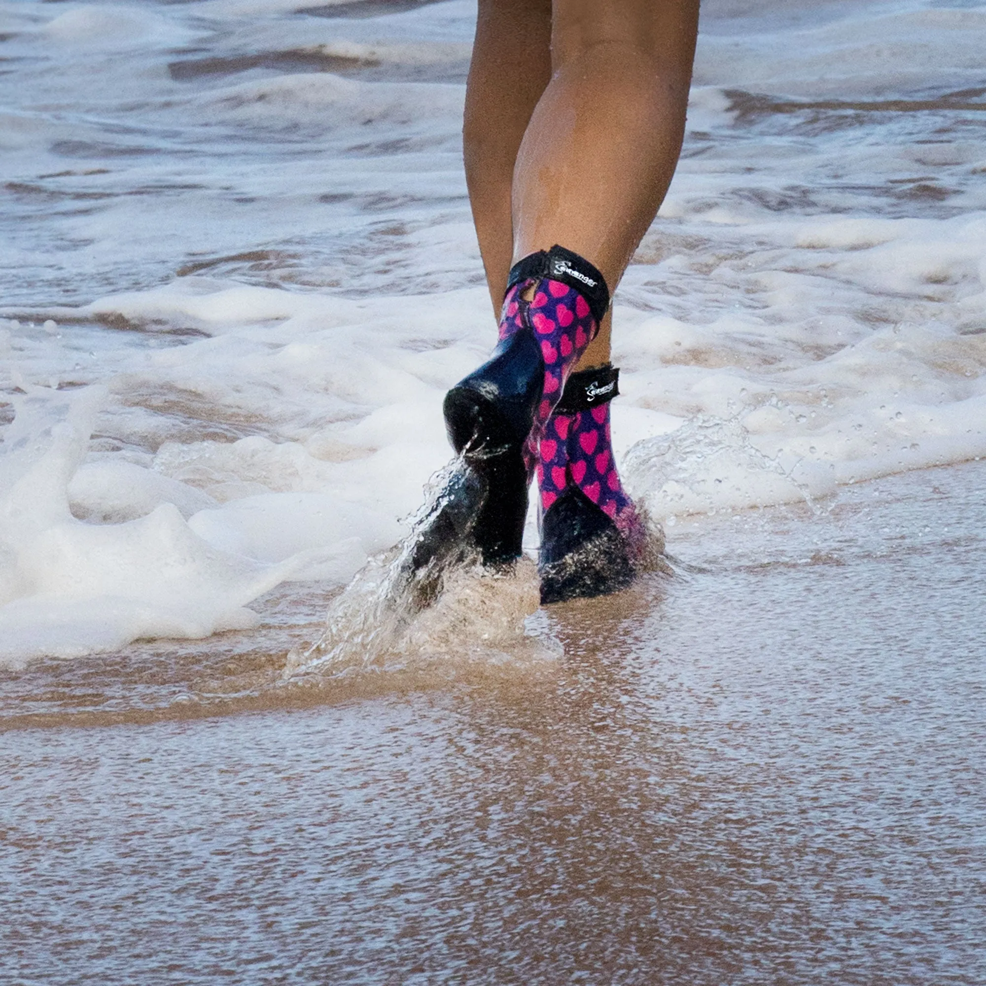 Tall SeaSnug Beach Socks - Love