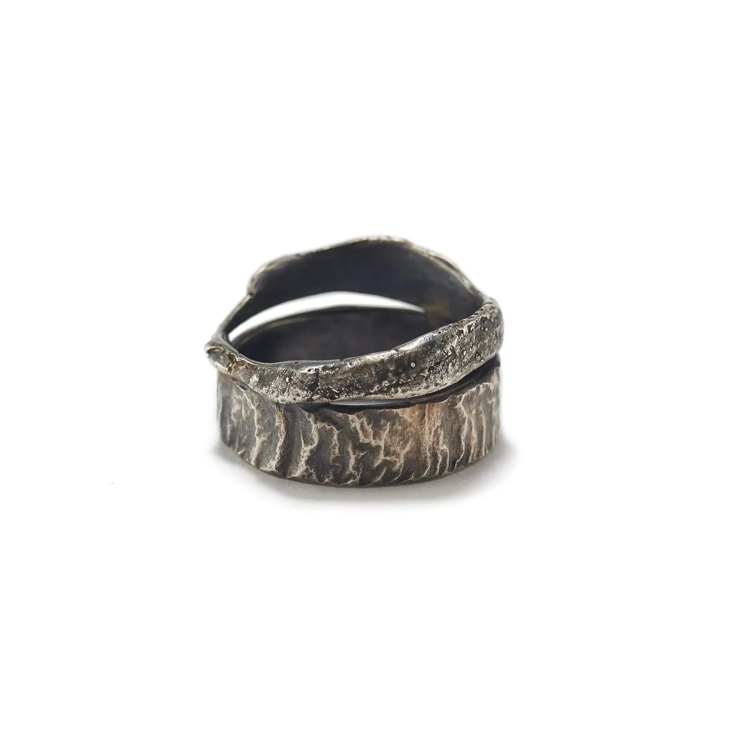 Textured 'Wood Bark' Band