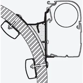 Thule Omnistor Hymer S Awning Adapter Series 5 307877