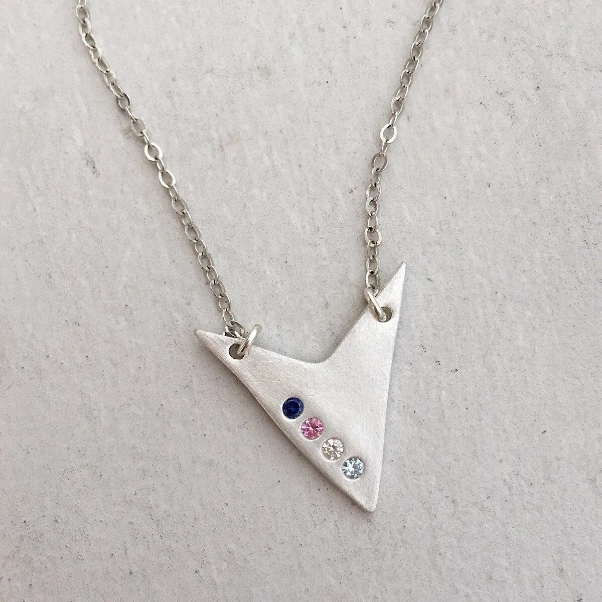 Valiant Heart Birthstone Necklace