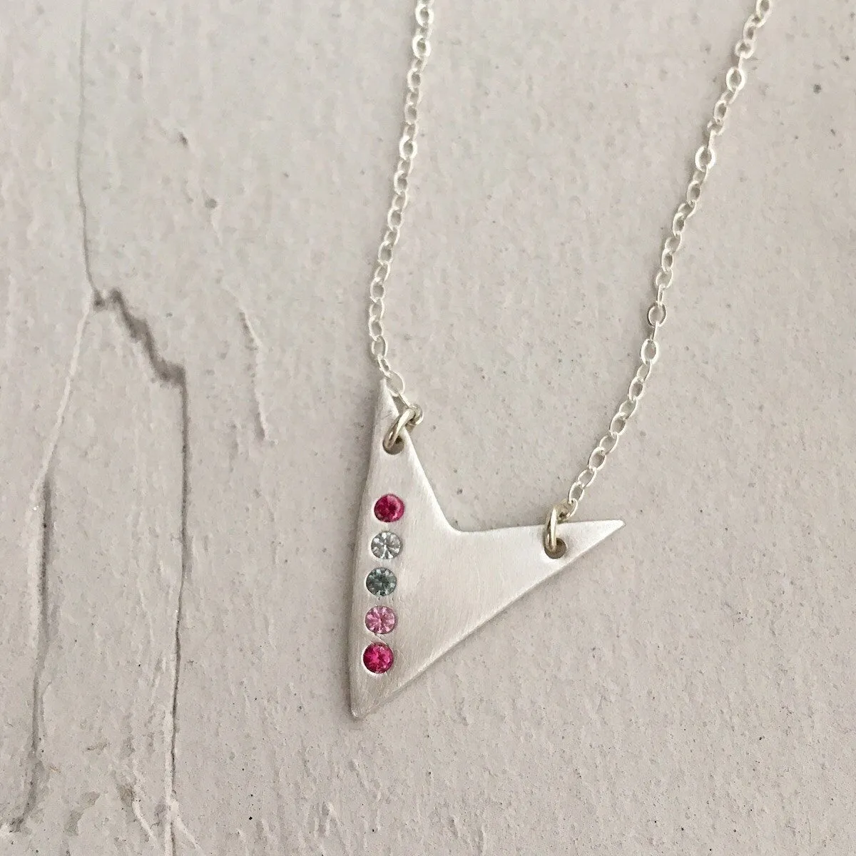 Valiant Heart Birthstone Necklace