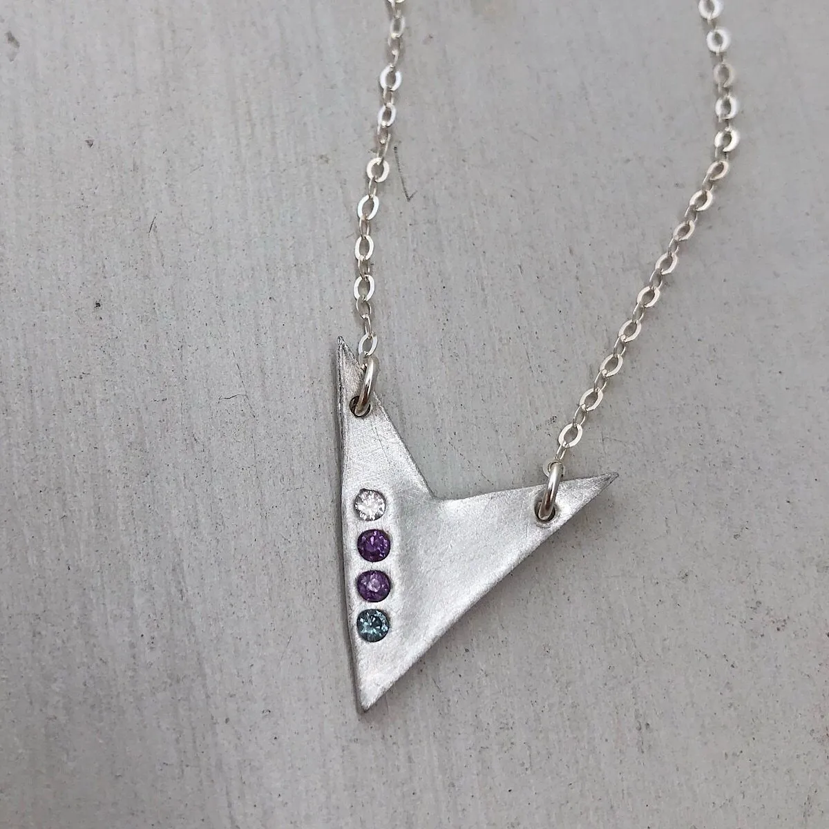 Valiant Heart Birthstone Necklace