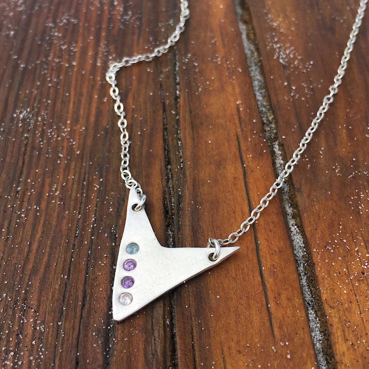 Valiant Heart Birthstone Necklace