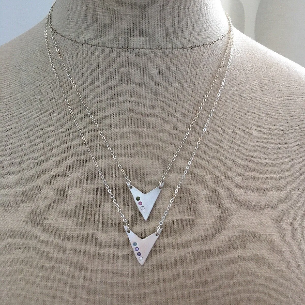 Valiant Heart Birthstone Necklace