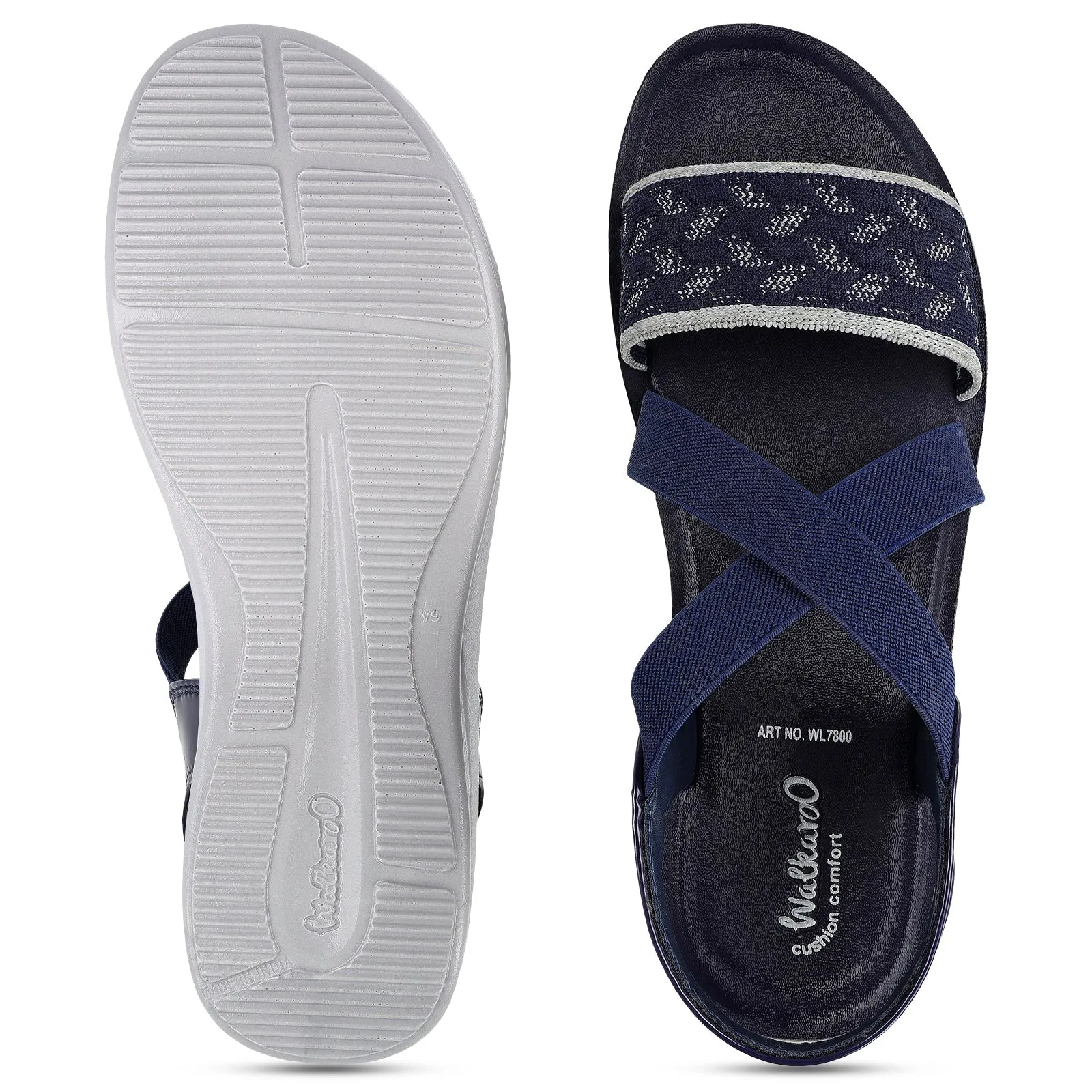 Walkaroo Girls Sandal Footwear  - WL7800 Navy Blue