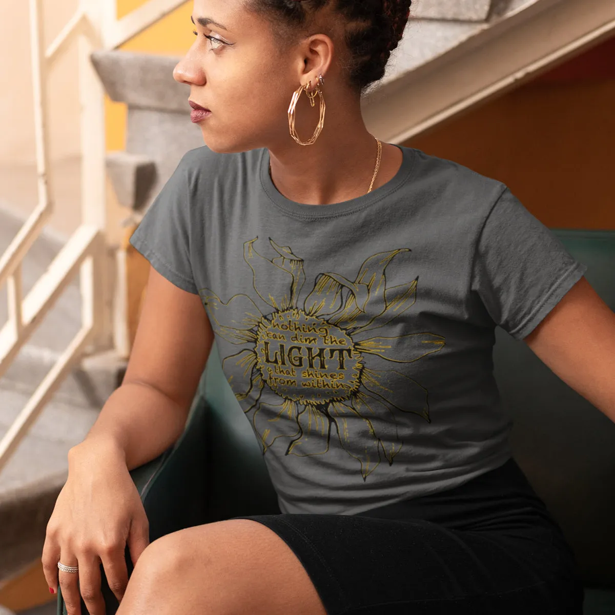 Your Light - Confidence Quotes - Women's Cut Tee