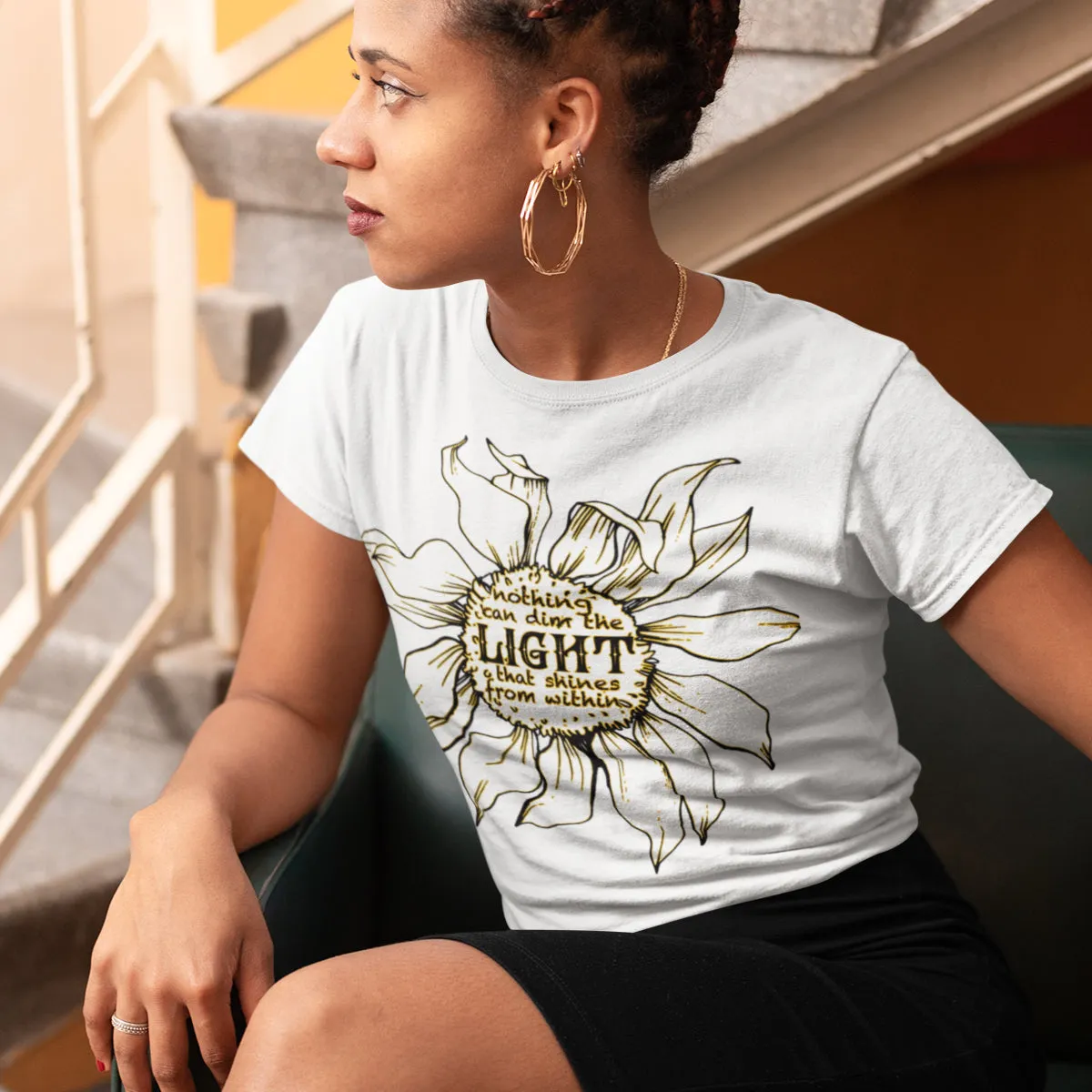 Your Light - Confidence Quotes - Women's Cut Tee