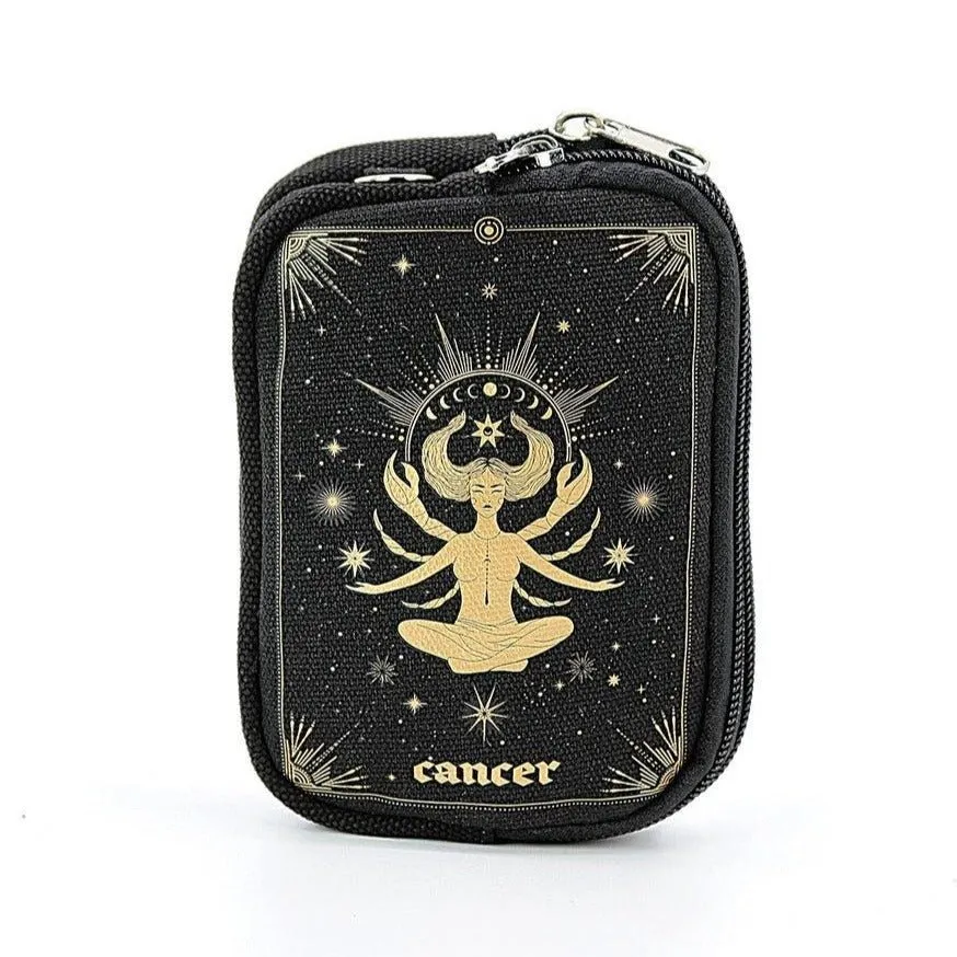 Zodiac Sign Wristlet Purse