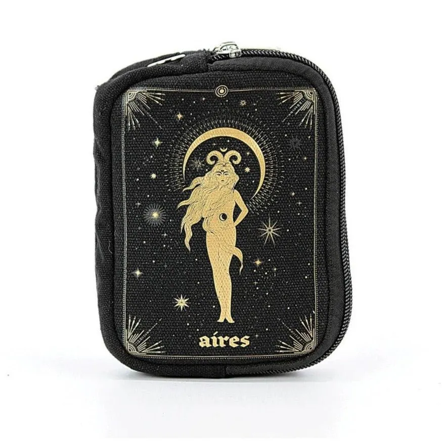 Zodiac Sign Wristlet Purse